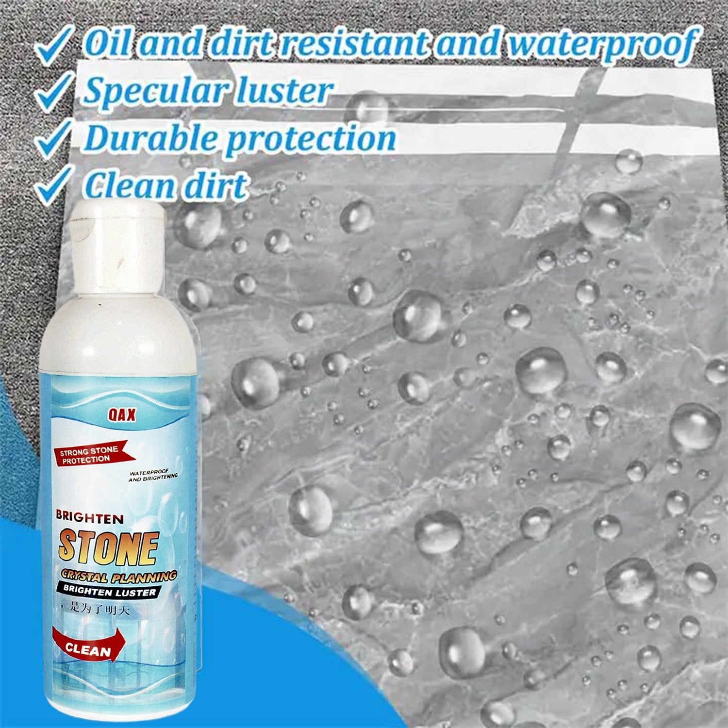 Stone Stain Remover Cleaner, Stone Crystal Plating Agent, Marble Stone Cleaner Polishes, Crystal Plating for Kitchen, Patio, Backyard Marble Cleaner and Polish (75 ML Approx / 1 pc) Stone Stain Remover Cleaner, Stone Crystal Plating Agent, Marble Stone Cleaner Polishes, Crystal Plating for Kitchen, Patio, Backyard Marble Cleaner and Polish (75 ML Approx / 1 pc)